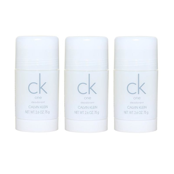 3-pack Calvin Klein CK One Deostick 75ml Vit