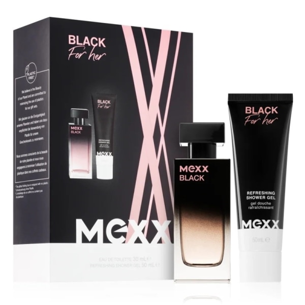 Giftset Mexx Black Woman Edt 30ml + Shower Gel 50ml Black