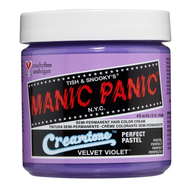 Manic Panic Classic Cream Pastel Velvet Violet Lila
