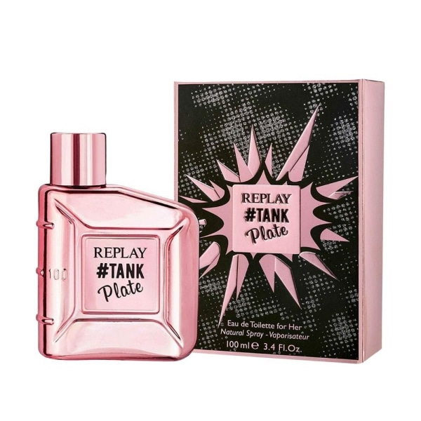 Replay # Tank Plate For Her Edt 100ml Pink