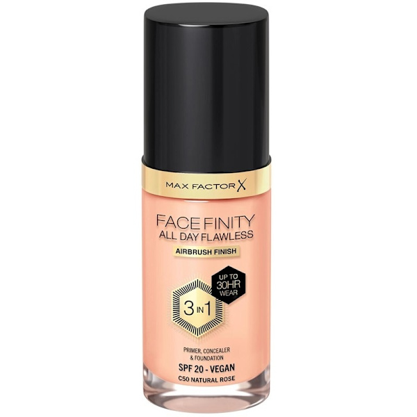 Max Factor Facefinity 3 In 1 Foundation 50 Natural Transparent