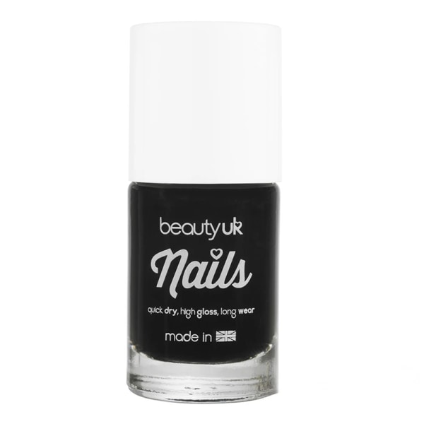 Beauty UK  Nail Polish no.22 - Black Out Transparent