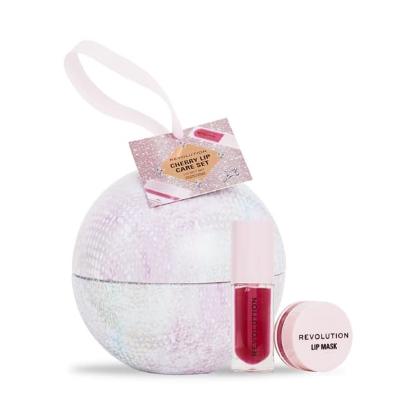 Makeup Revolution Cherry Lip Oil Gift Set Rosa