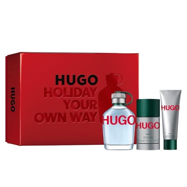 Giftset Hugo Boss Hugo Man Edt 125ml + Deostick 75ml + Shower Ge Green 6ddc  | Green | 860 | Fyndiq