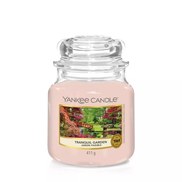 Yankee Candle Classic Medium Jar Tranquil Garden 411g Orange