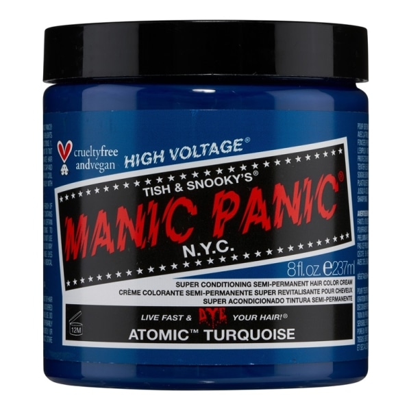 Manic Panic Atomic Turquoise Classic Creme 237ml Turquoise