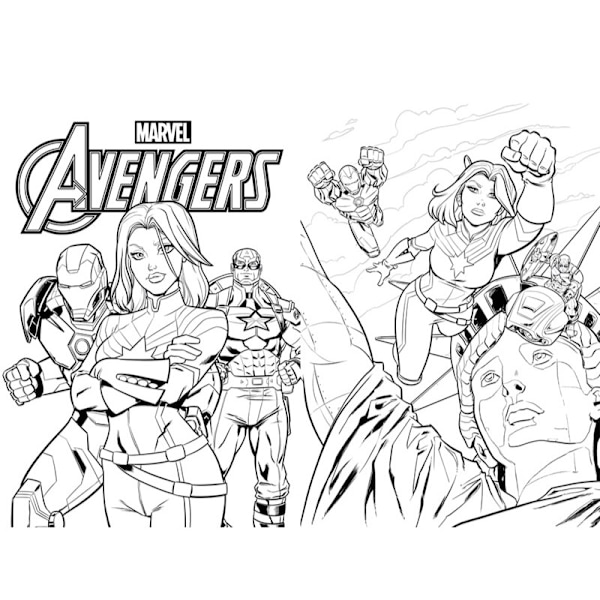 Marvel Legends Colouring Book Multicolor