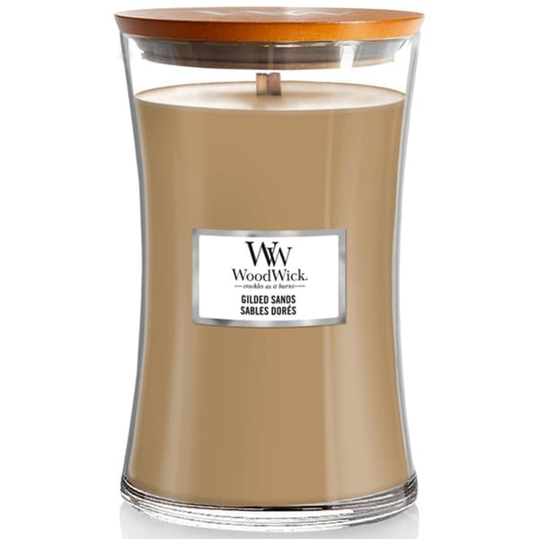 WoodWick Large - Gilded Sands Brown