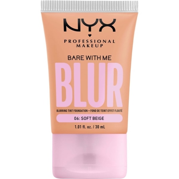NYX PROF. MAKEUP Bare With Me Blur Tint Foundation 30ml 06 Soft Beige Transparent