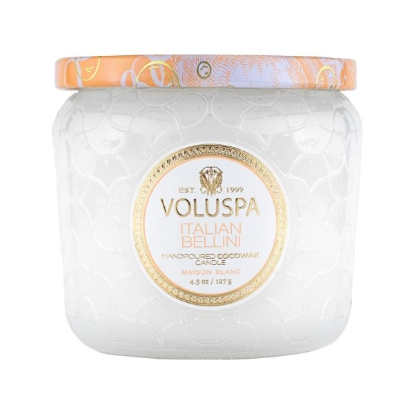 Voluspa Petite Jar Italian Bellini 127g White