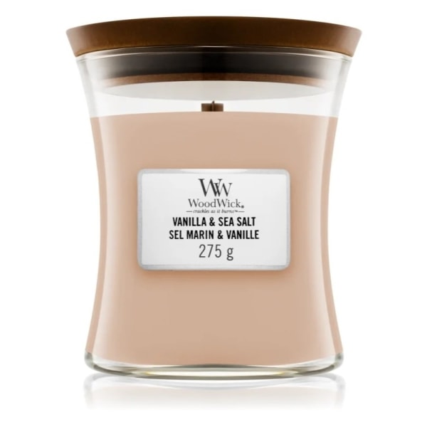 WoodWick Medium - Vanilla & Sea Salt Transparent