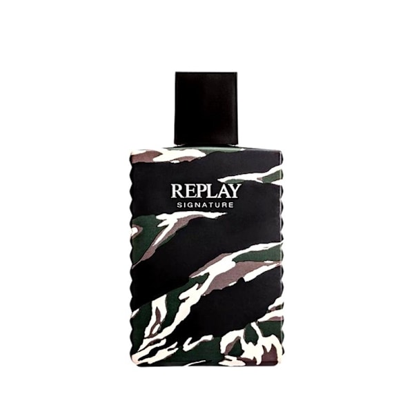 Giftset Replay Signature Man Edt 100ml + Pochette Svart