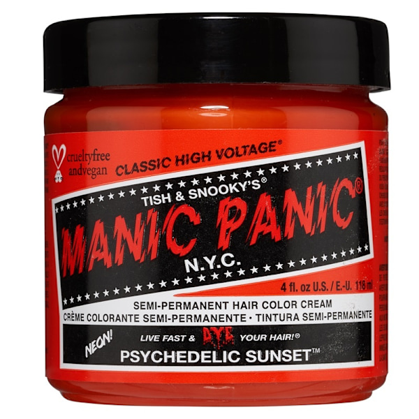 Manic Panic Classic Cream Psychedelic Sunset 118ml Orange