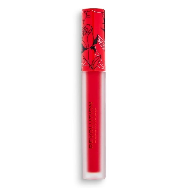 Makeup Revolution Vinyl Liquid Lipstick - Haunted Red