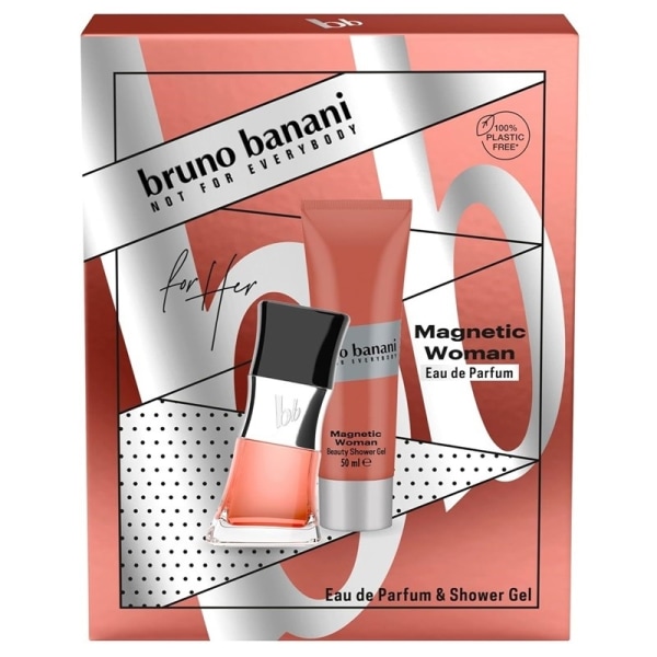 Giftset Bruno Banani Magnetic Woman Edp 30ml + Shower Gel 50ml Orange