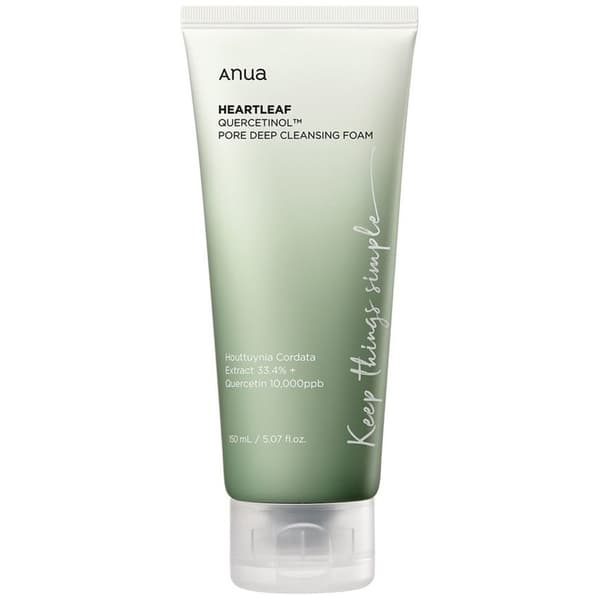 Anua Heartleaf Quercetinol Pore Deep Cleansing Foam 150ml Vit