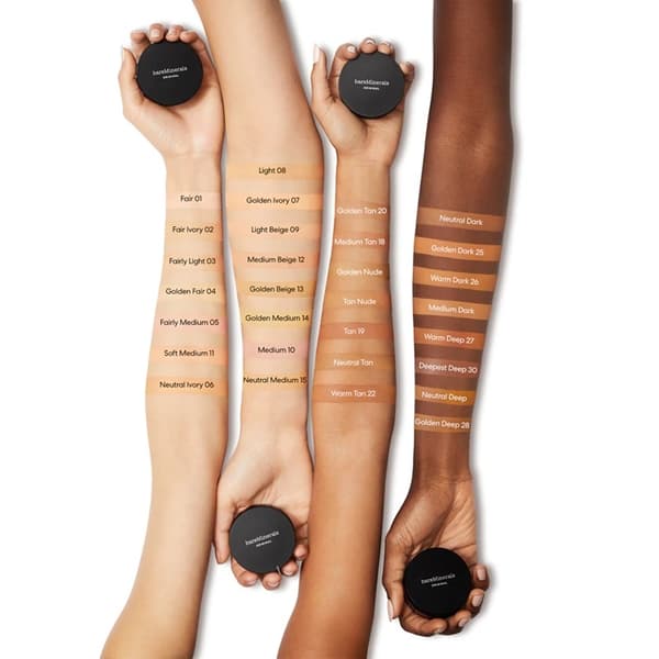 Bare Minerals Foundation Light Beige 8g Transparent
