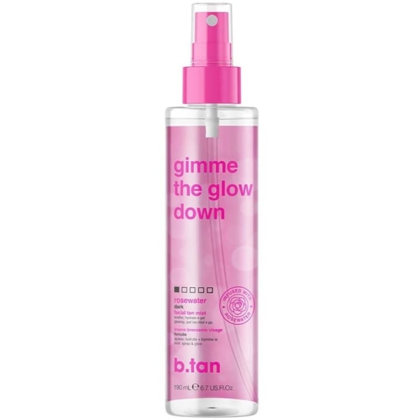 b.tan Gimme The Glow Down Facial Tan Mist 190ml Brown
