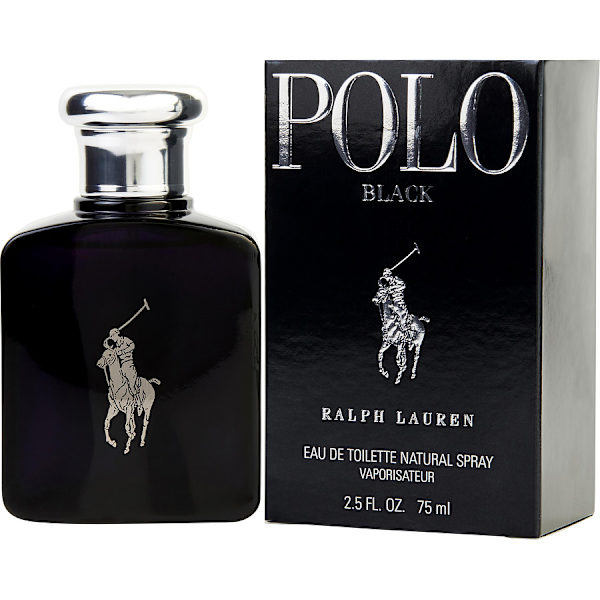 Ralph Lauren Polo Black Men Edt 75ml Transparent