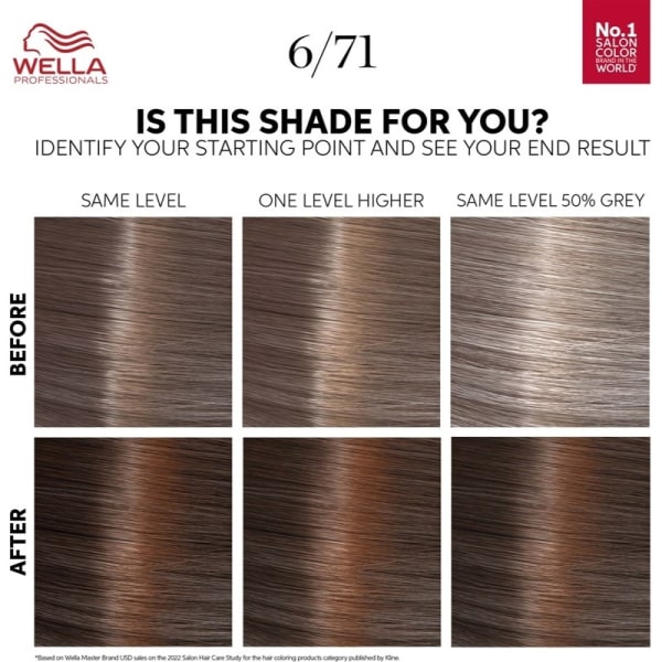 Wella Color Touch Deep Browns 6/71 Medium Maple Brown Brun