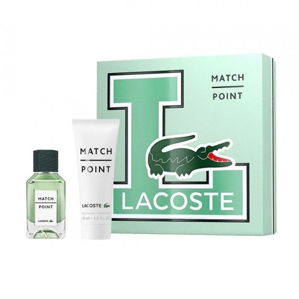 Giftset Lacoste Match Point Edt 50ml + Shower Gel 75ml Transparent