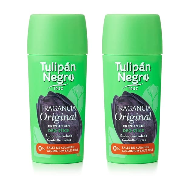 2-pack Tulipan Negro Original Deostick 75ml Grön