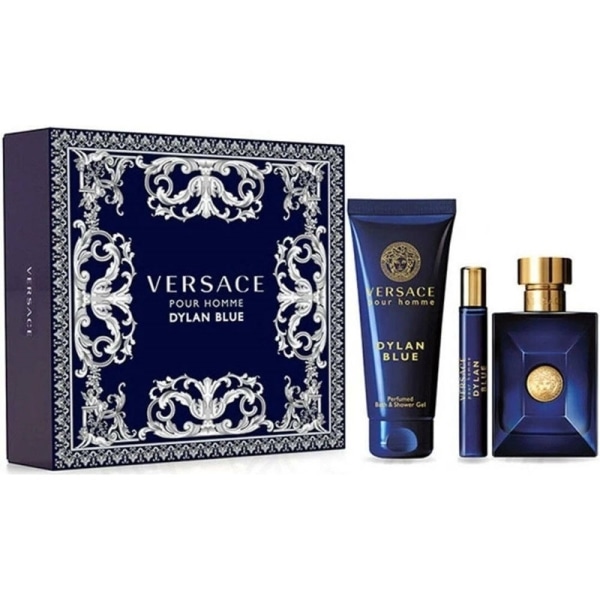 Giftset Versace Pour Homme Dylan Blue Edt 100ml + Edt 10ml + SG Blue