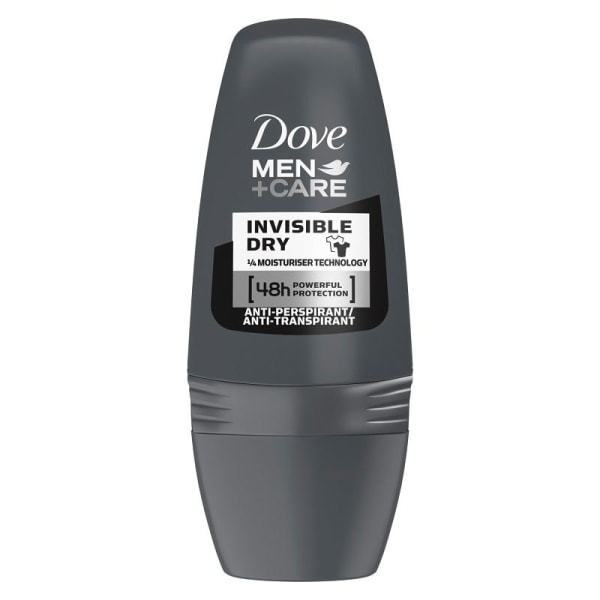 Dove Men+Care Invisible Dry Roll On 50ml Transparent
