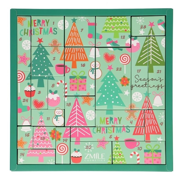 Zmile Cosmetics Beauty Advent Calendar Puzzle 'Pinetrees' multifärg