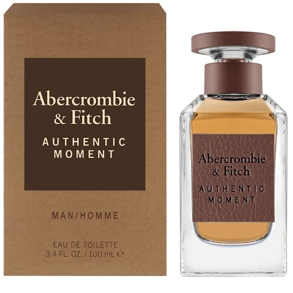 Abercrombie & Fitch Authentic Moment Man Edt 100ml Transparent