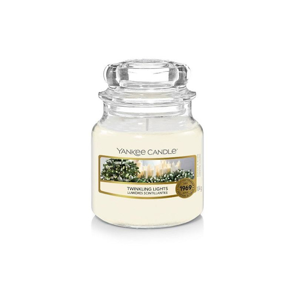 Yankee Candle Classic Small Jar Twinkling Lights 104g White 332b White 240 Fyndiq