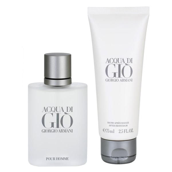 Giftset Armani Acqua di Gio Pour Homme Edt 50ml + Aftershave Bal Transparent
