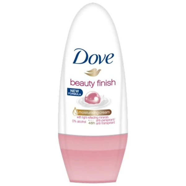 Dove Roll-On Antiperspirant Beauty Finish 50ml Transparent
