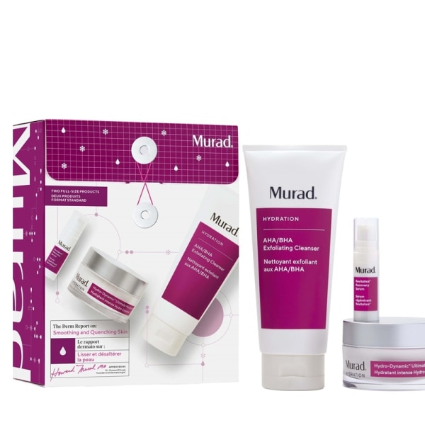 Giftset Murad The Derm Report Smoothing + Quenching Skin Purple