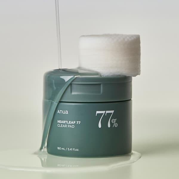 Anua Heartleaf 77% Clear Pad 70pc Green