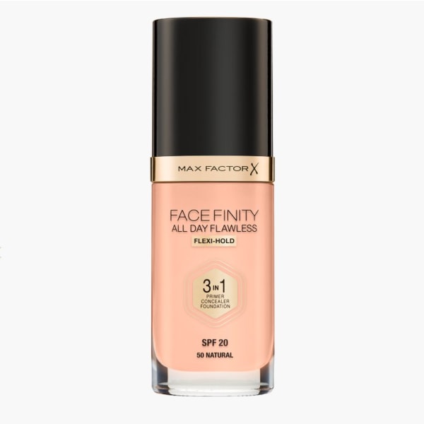 Max Factor Facefinity 3 In 1 Foundation 50 Natural Transparent