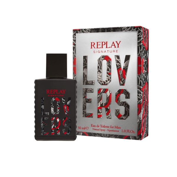Replay Signature Lovers For Man Edt 30ml Svart