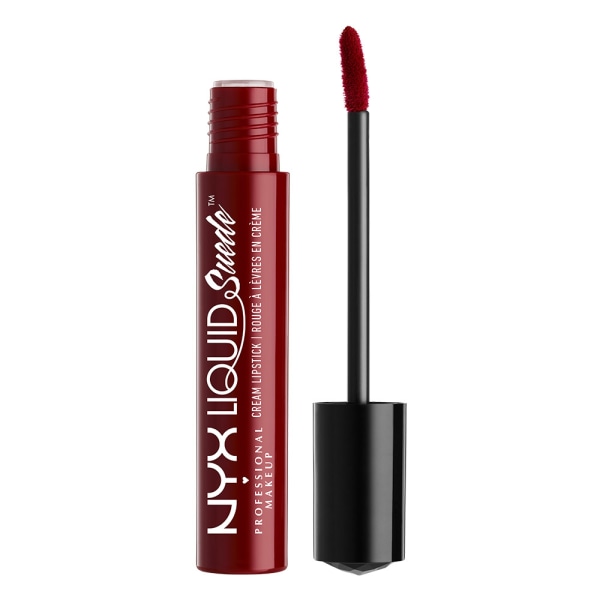 NYX PROF. MAKEUP Liquid Suede Cream Lipstick - Cherry Skies Transparent