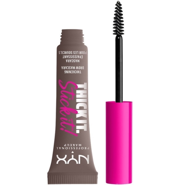 NYX PROF. MAKEUP  Thick it. Stick it! Brow Mascara - Cool Ash Brown Transparent