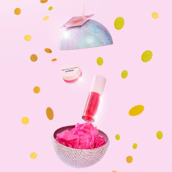 Makeup Revolution Cherry Lip Oil Gift Set Rosa