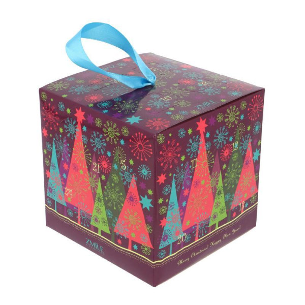 Zmile Cosmetics Advent Calendar Cube 'Christmas Trees' Multicolor