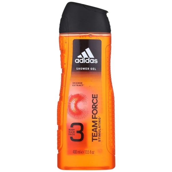 Adidas Team Force Shower Gel 400ml Röd