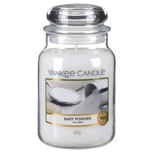 Yankee Candle Classic Large Baby Powder 623g White