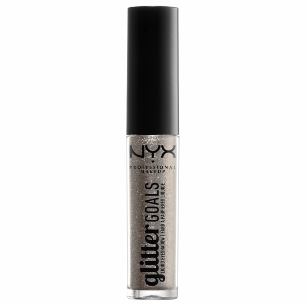 NYX PROF. MAKEUP Glitter Goals Liquid Eyeshadow - Oui Out Silver