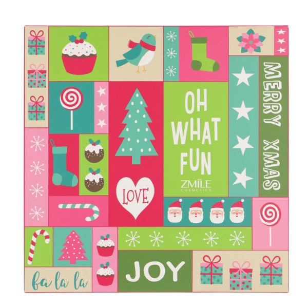 Zmile Cosmetics Advent Calendar Puzzle 'Oh What Fun' Multicolor