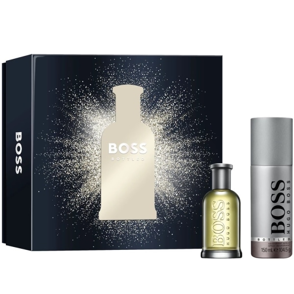 Giftset Hugo Boss Bottled Edt 50ml + Deo Spray 150ml grå