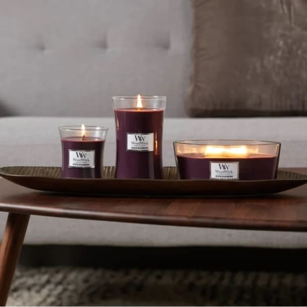 WoodWick Medium - Spiced Blackberry Transparent