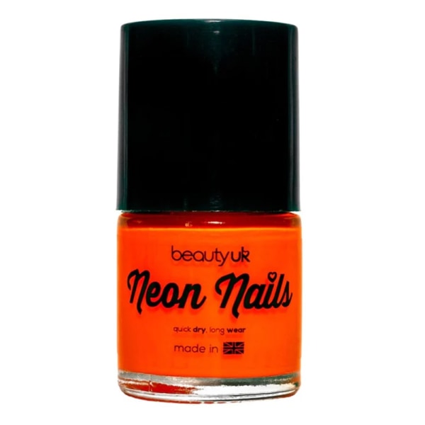 Beauty UK Neon Nail Polish - Orange Transparent