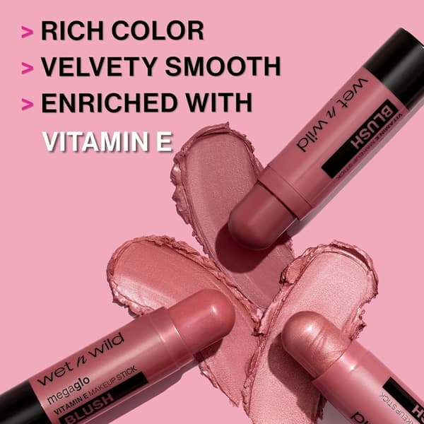 Wet n Wild Mega Glo Make-up Stick Blush Currant Jam 6g Rosa