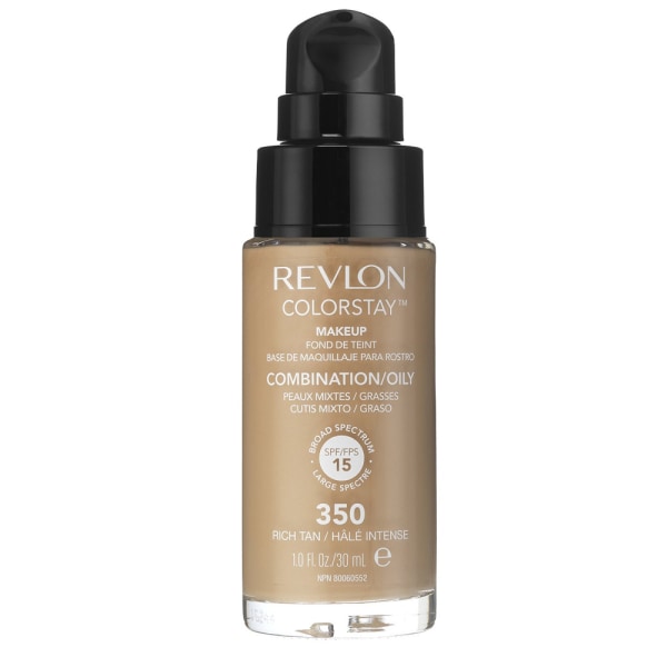Revlon Colorstay Makeup Combination/Oily Skin - 350 Rich Tan Transparent